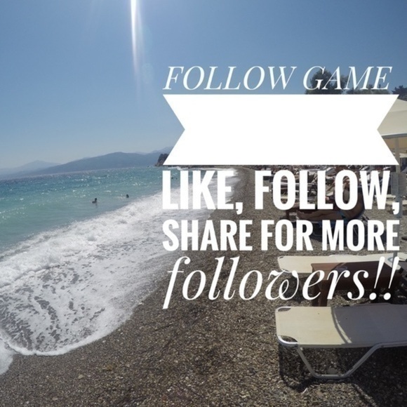 Other - FOLLOW GAME!!!‎ Like, follow all likes and share!